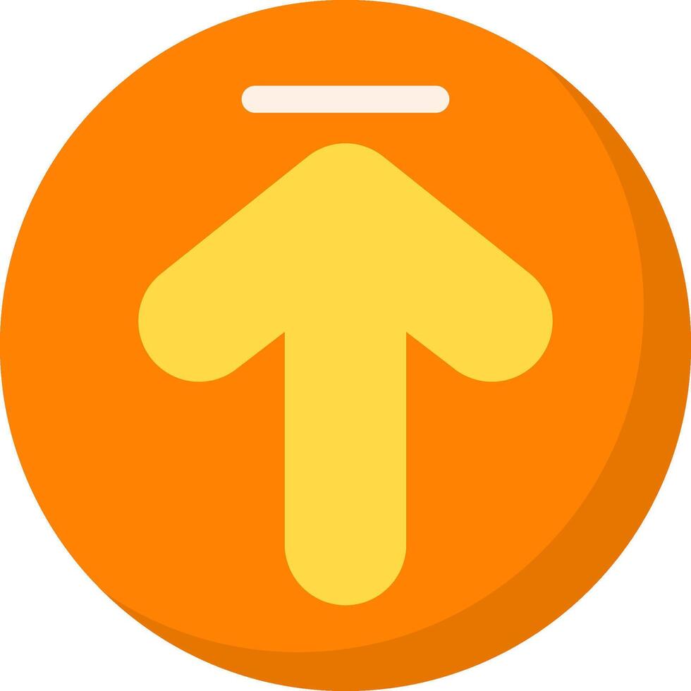 Upload Colorful Flat Icon vector