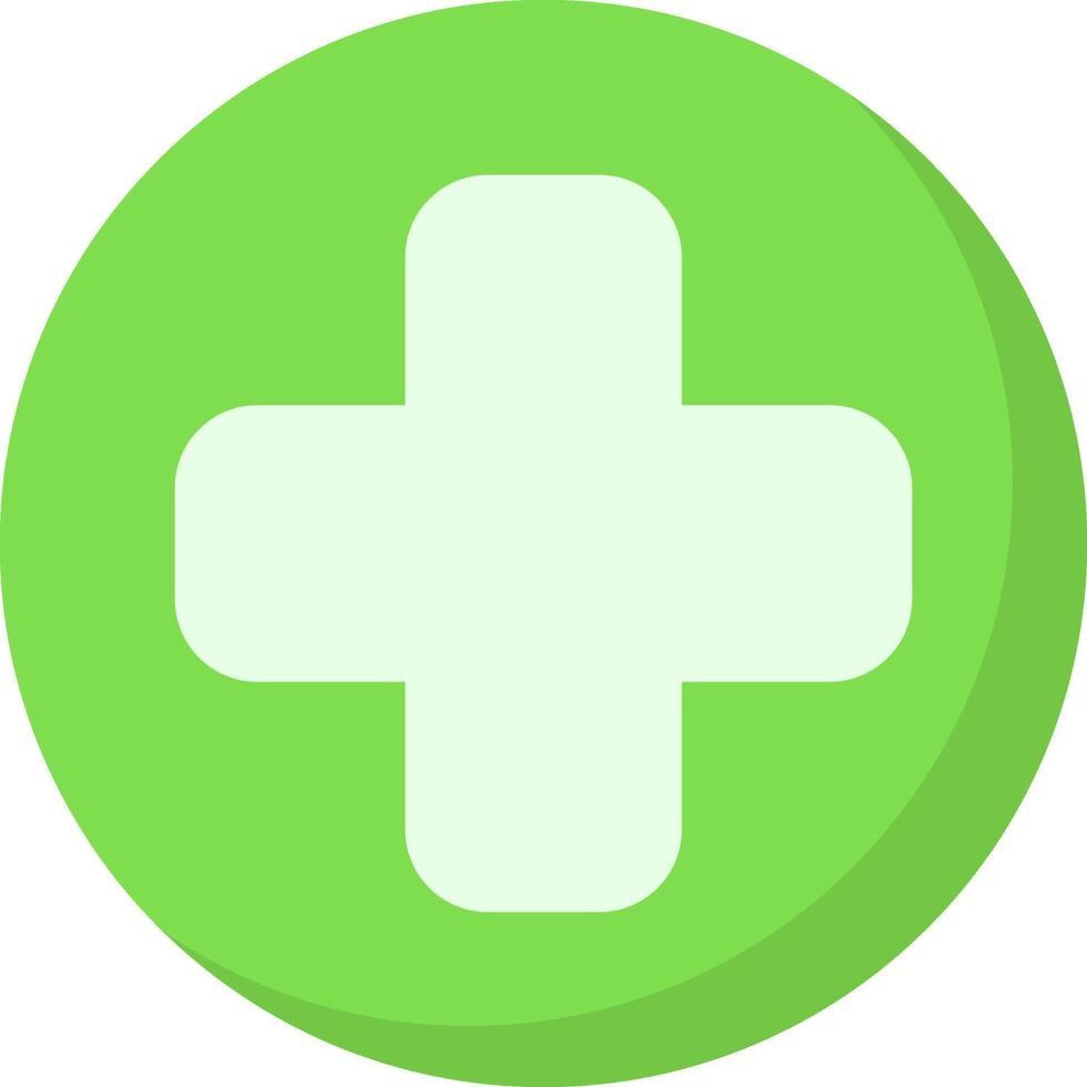 Add Colorful Flat Icon vector
