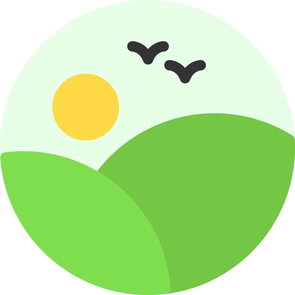 Photo Colorful Flat Icon vector
