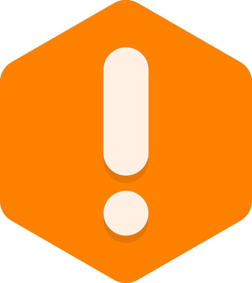 Warning Sign Web Icon vector