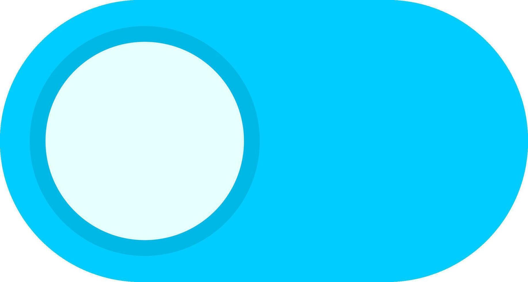 Toggle Button Flat Icon vector