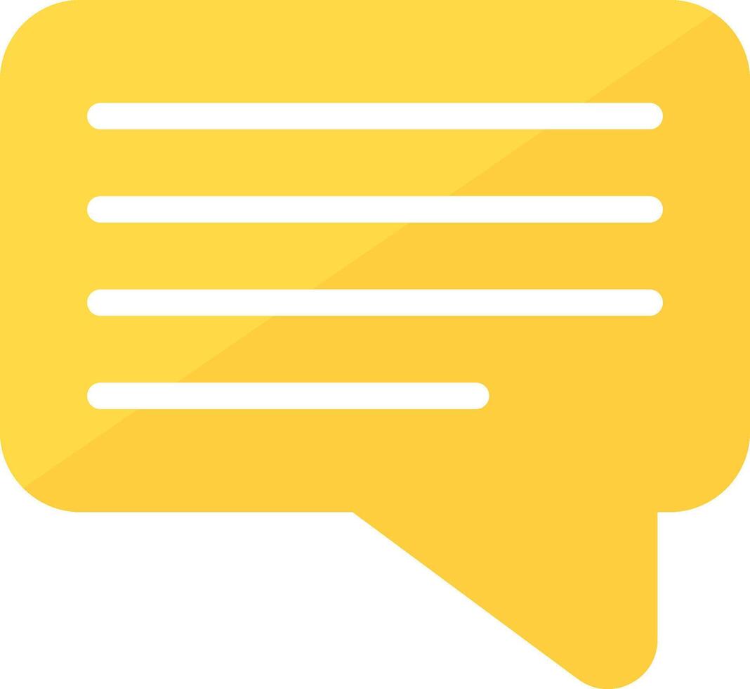 Message Flat Colorful Icon vector