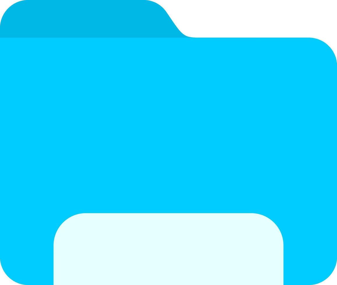 Folder Flat Style Icon vector