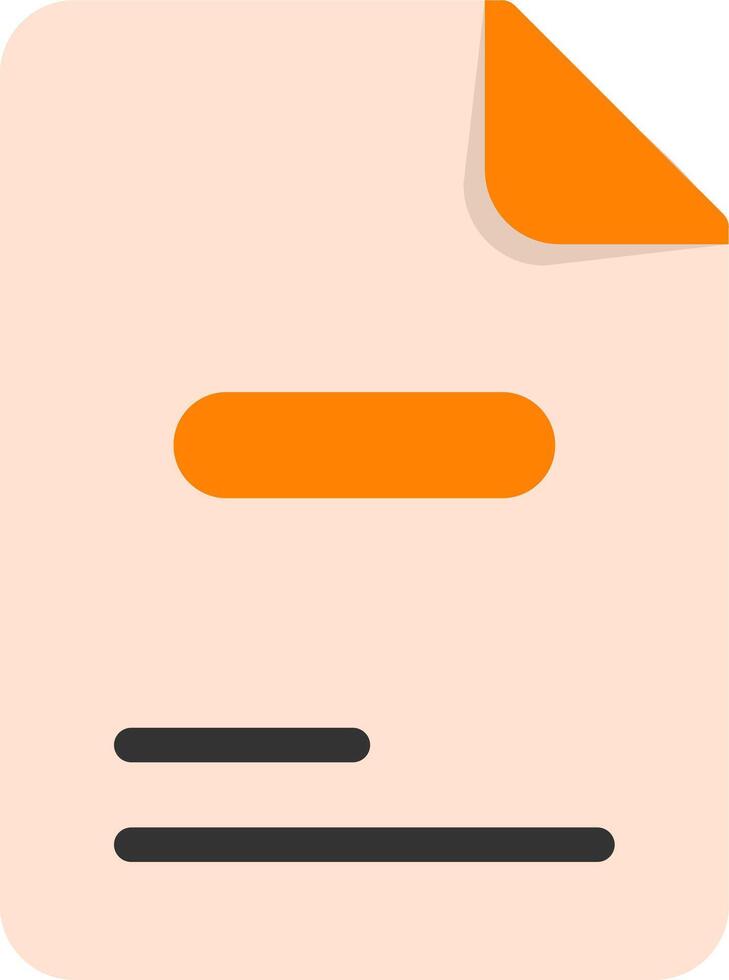 Remove Document Flat Icon vector