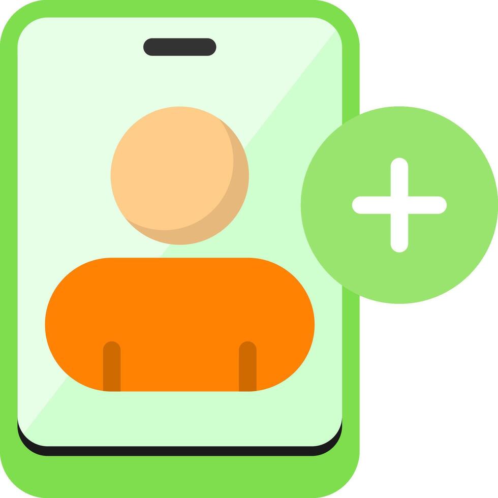 Add Contact Icon Design vector