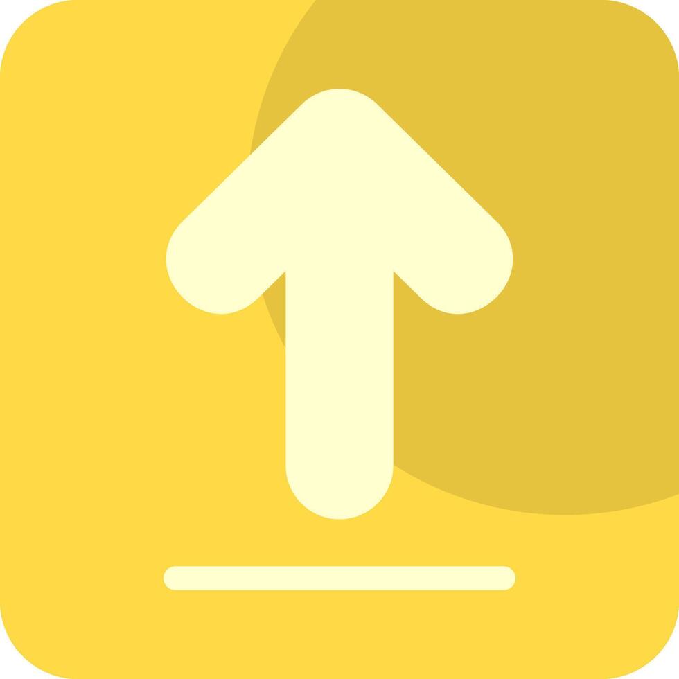 Upload Flat Style Icon vector