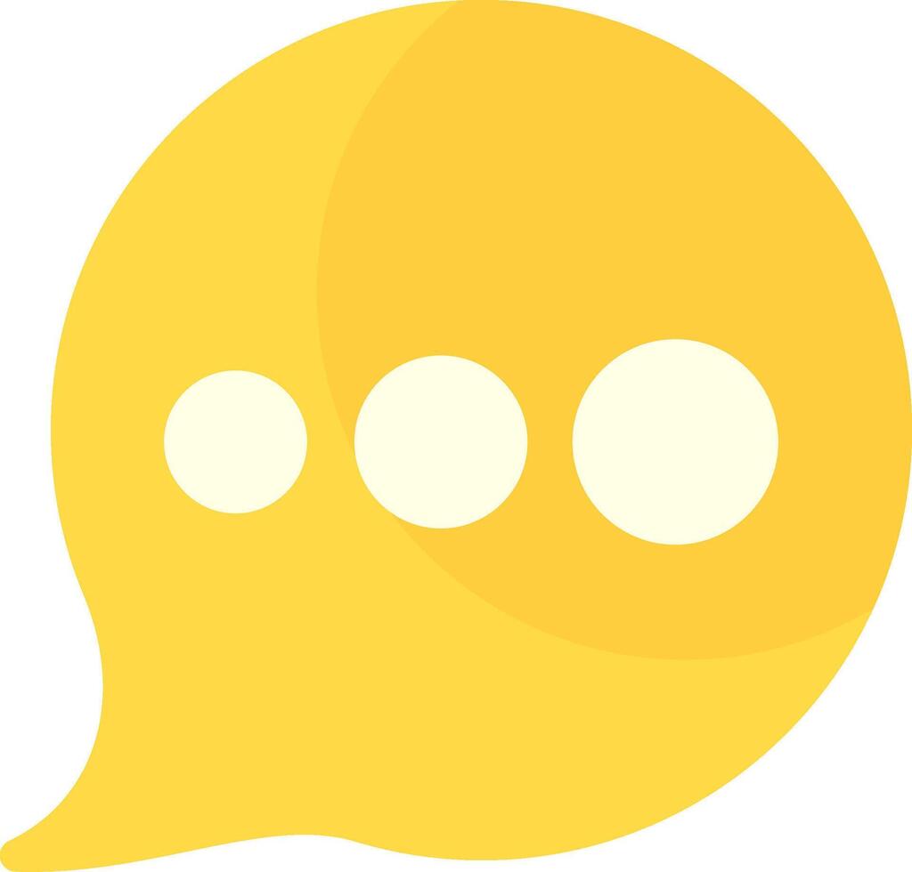 Typing Indicator Flat Icon vector