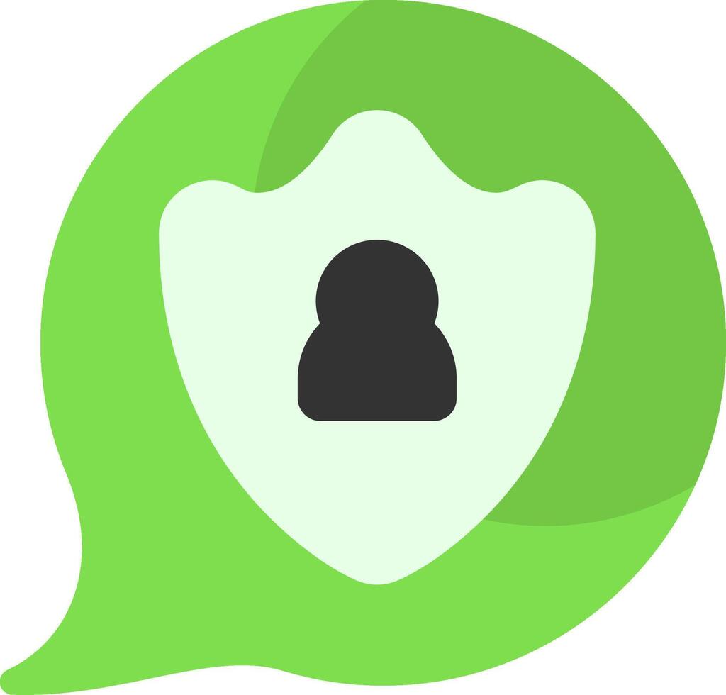 Encrypted Message Flat Icon vector
