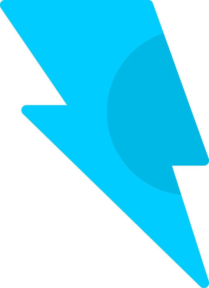 Blue Flash Icon vector