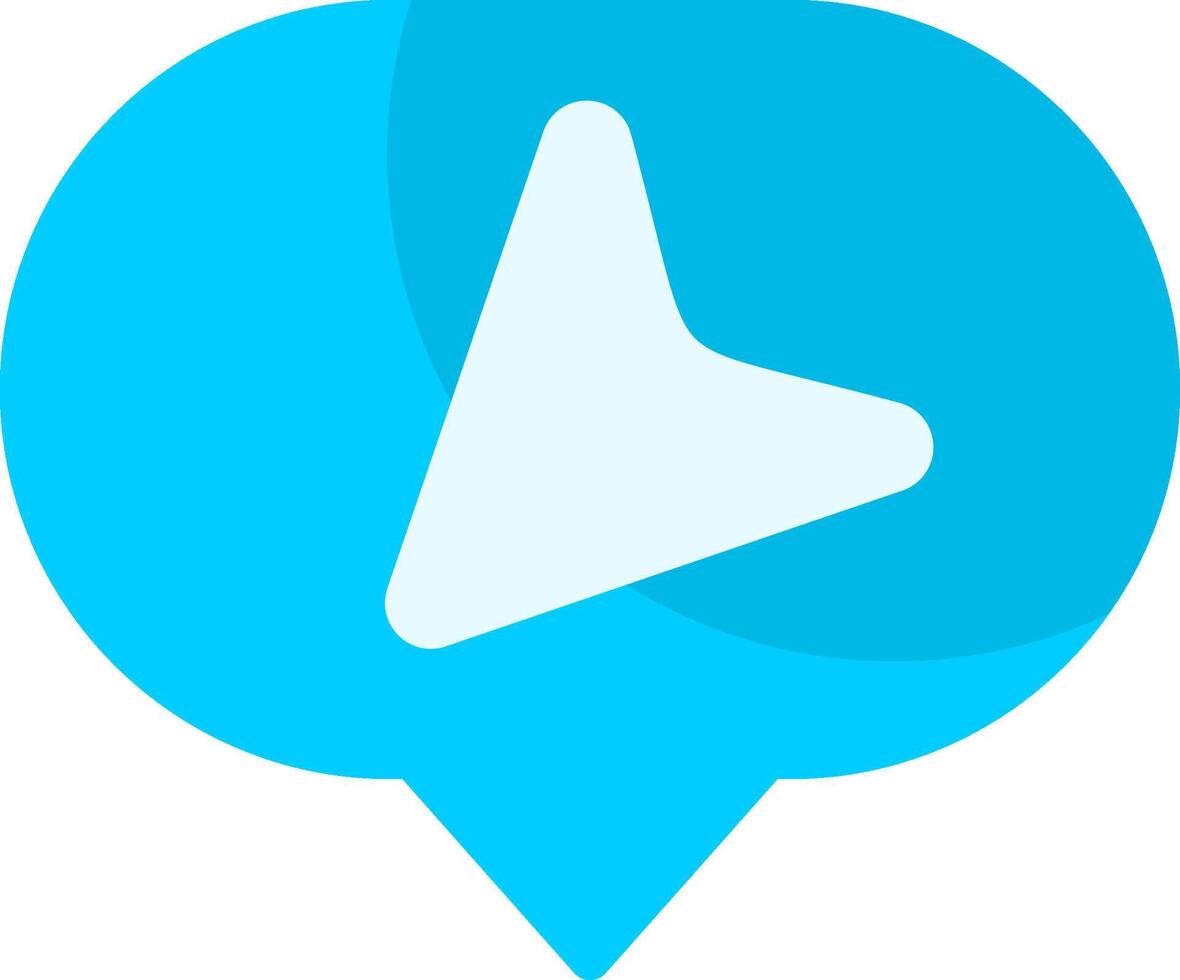 Incoming Message Flat Icon vector