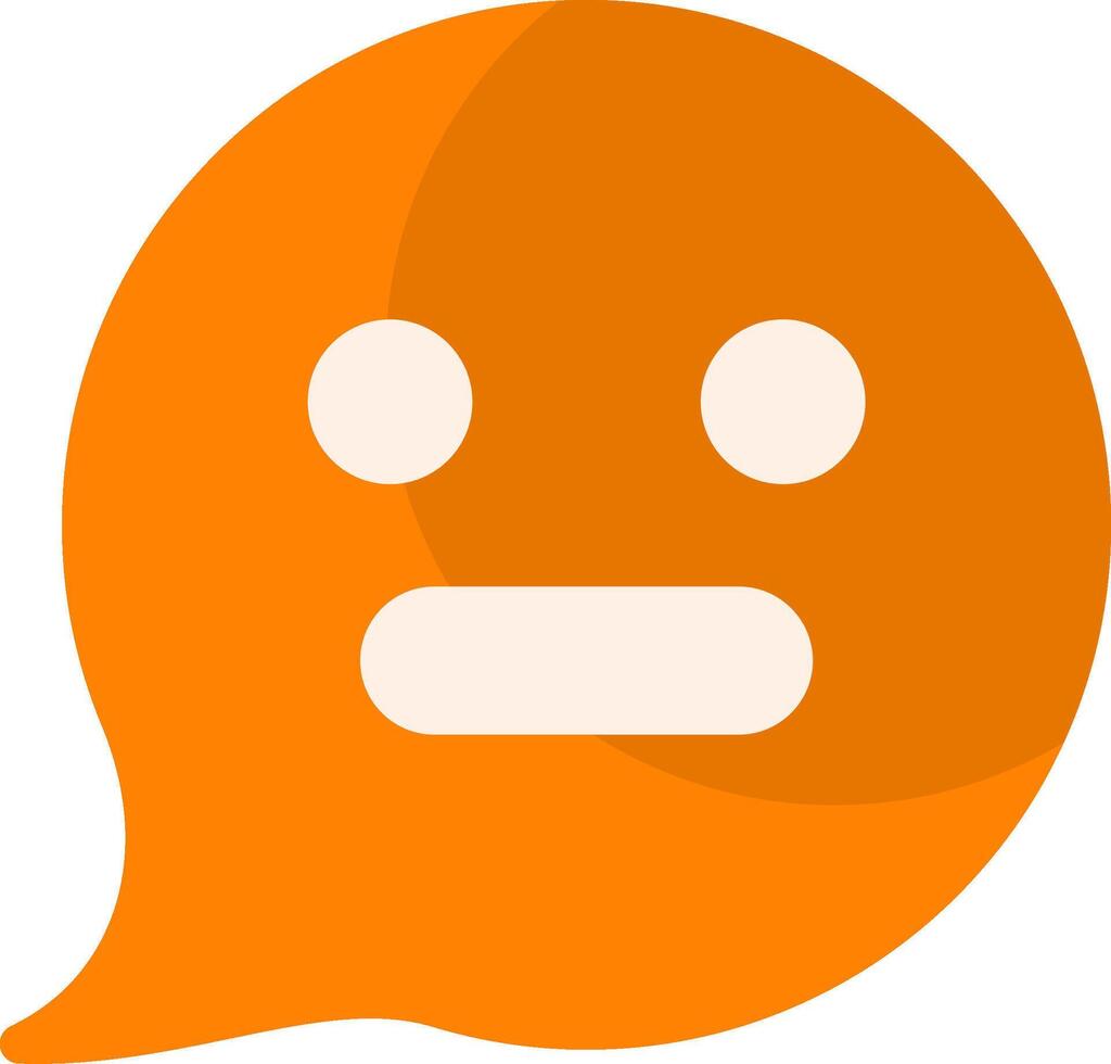 Message Emoji Flat Icon vector