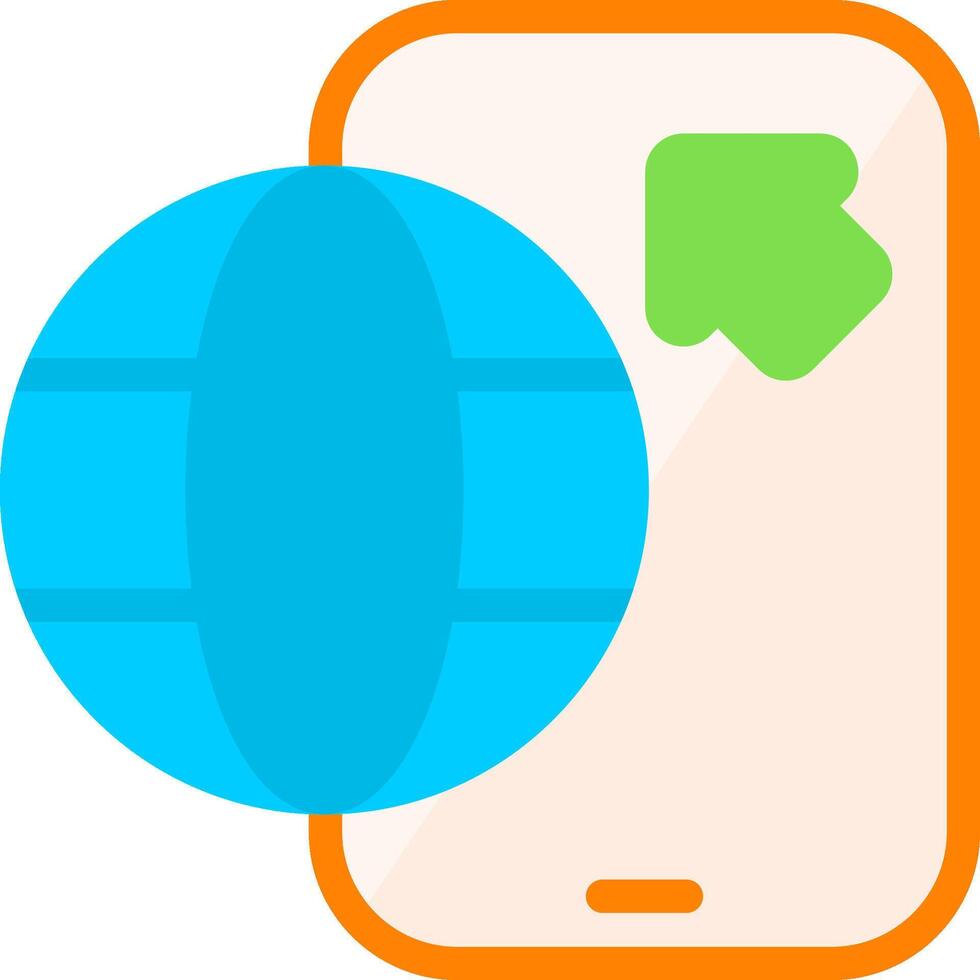 E learningFlat Icon vector