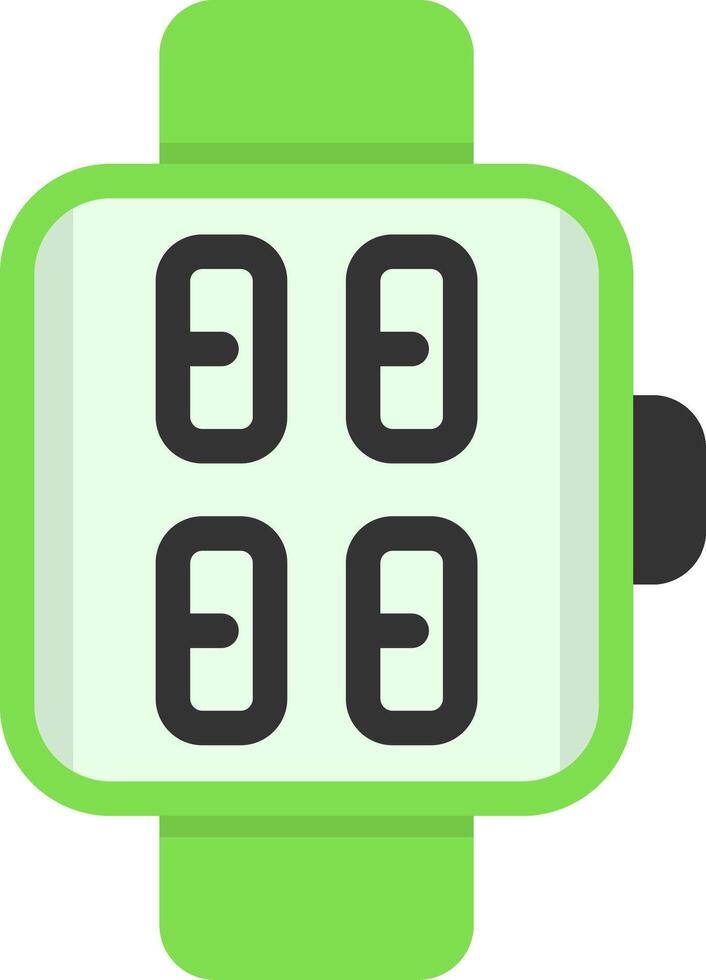 Smartwatch Flat Icon vector