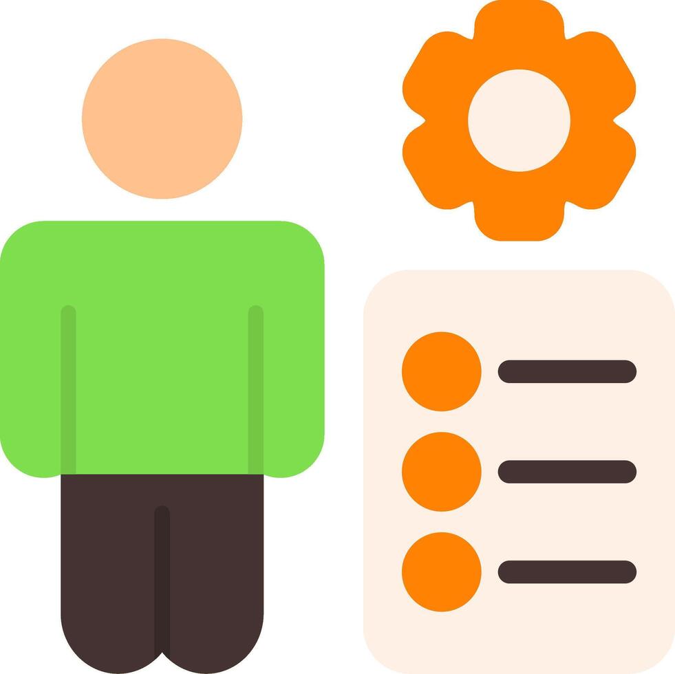 Soft SkillsFlat Icon vector