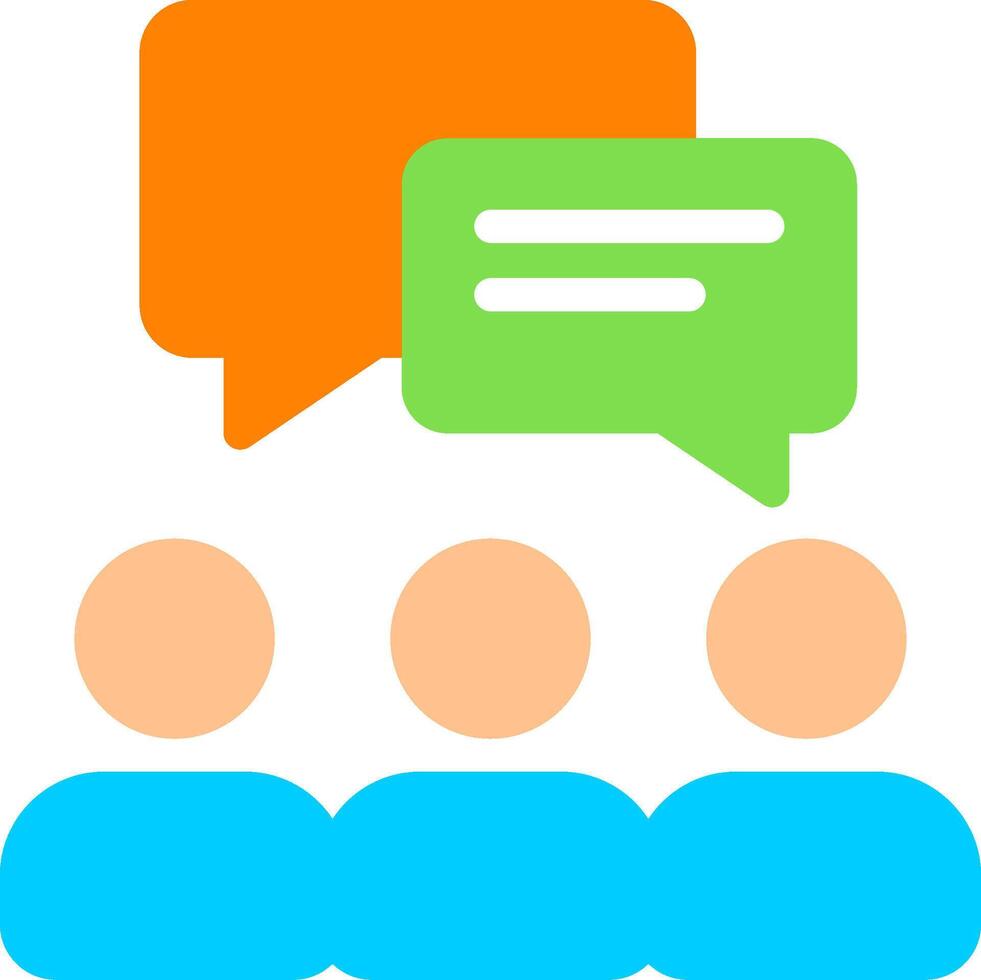 Workplace CollaborationFlat Icon vector
