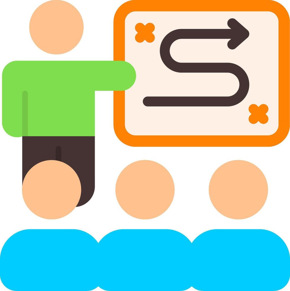 Strategic PlanningFlat Icon vector