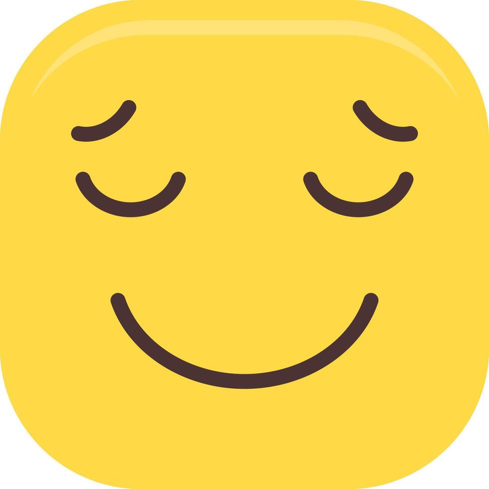Pensive Face Flat Icon vector