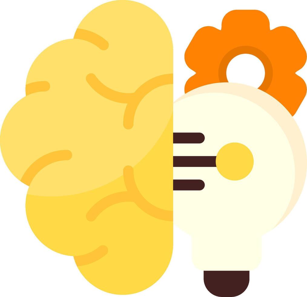 Machine Intelligence Flat Icon vector
