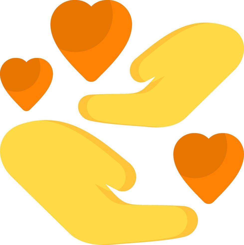 Make a Difference Flat Icon vector