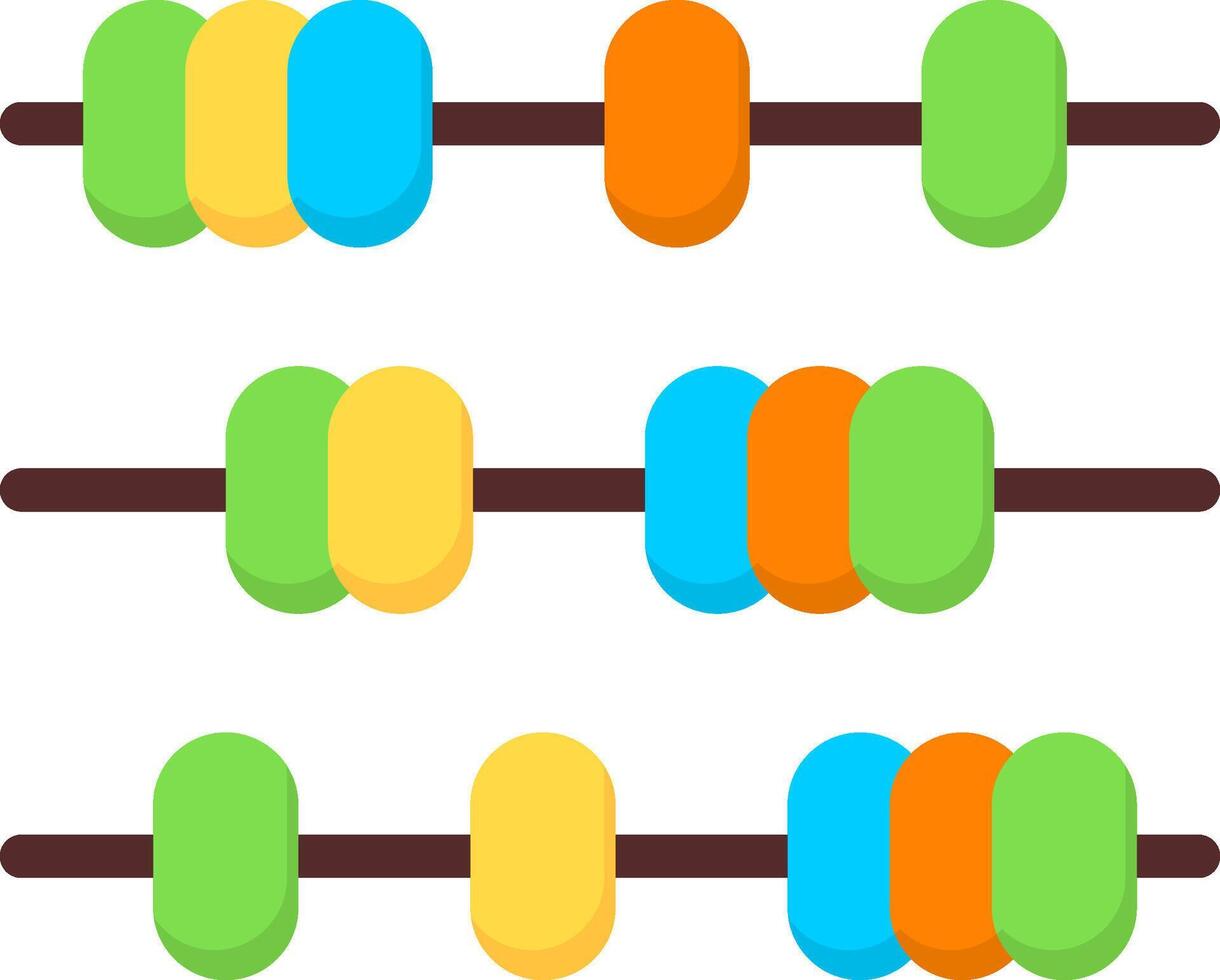 Abacus Flat Icon vector