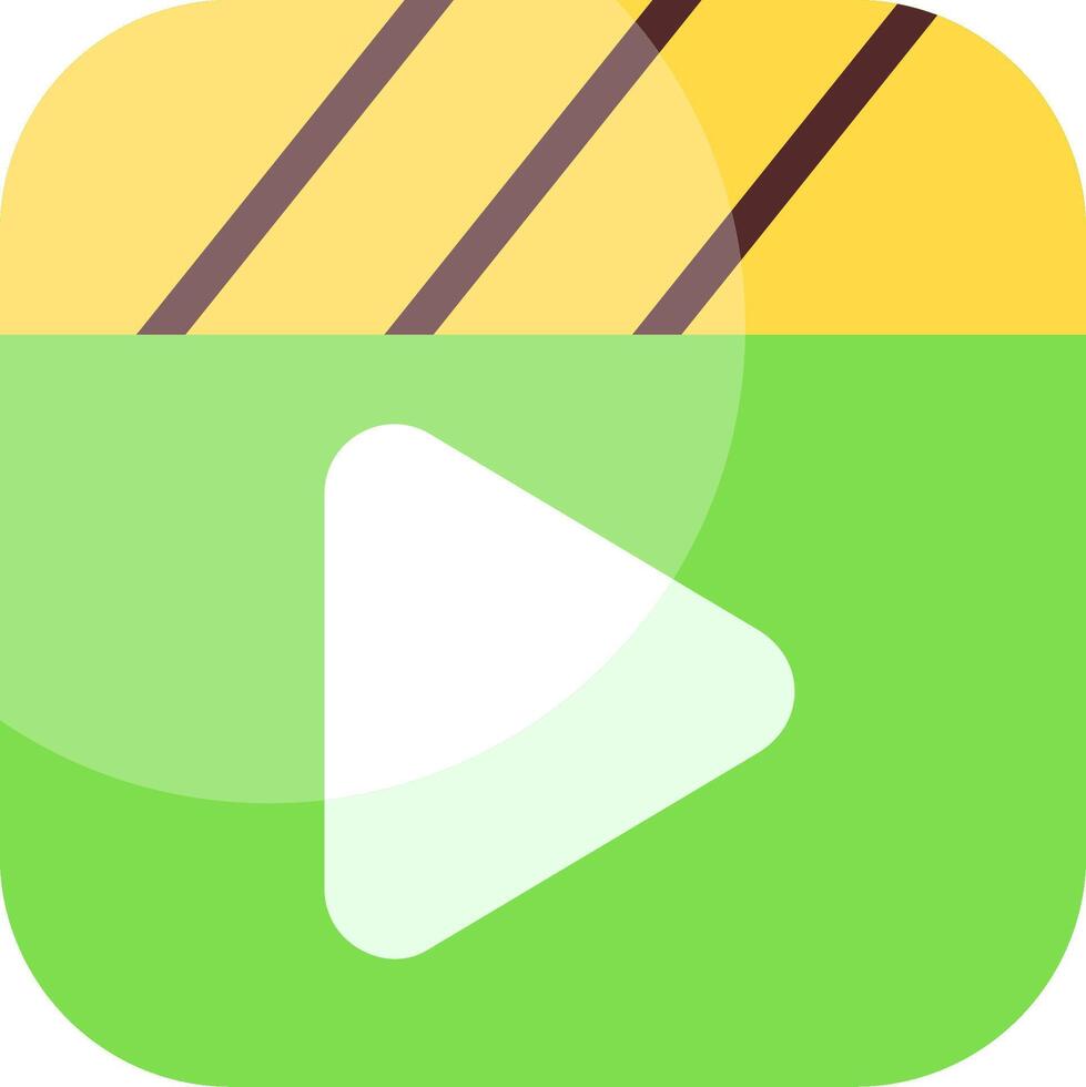 reel Colorful Icon vector