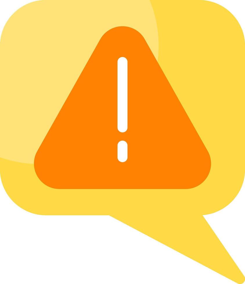 Alert Flat Icon vector