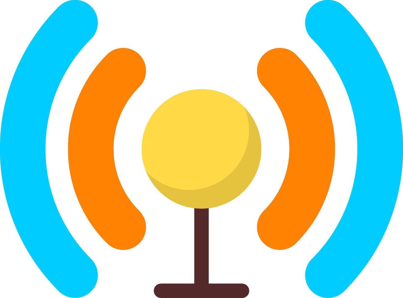 Signal Colorful Icon vector