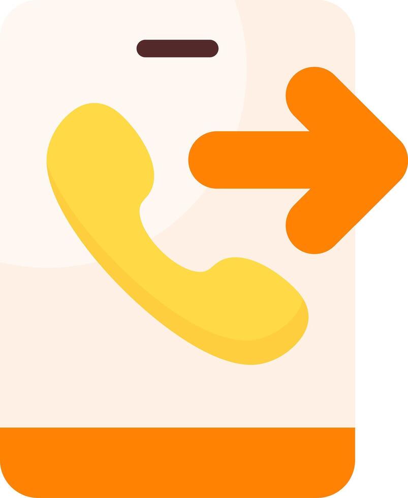 Voice Call Flat Icon vector