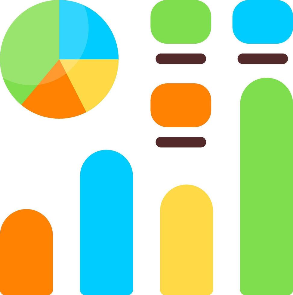 Analytics Flat Icon vector