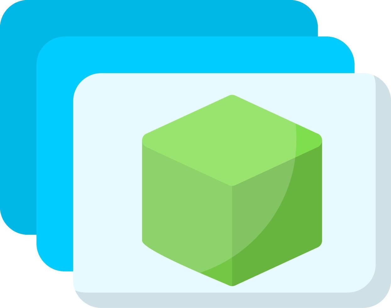 Product Gallery Flat Icon vector
