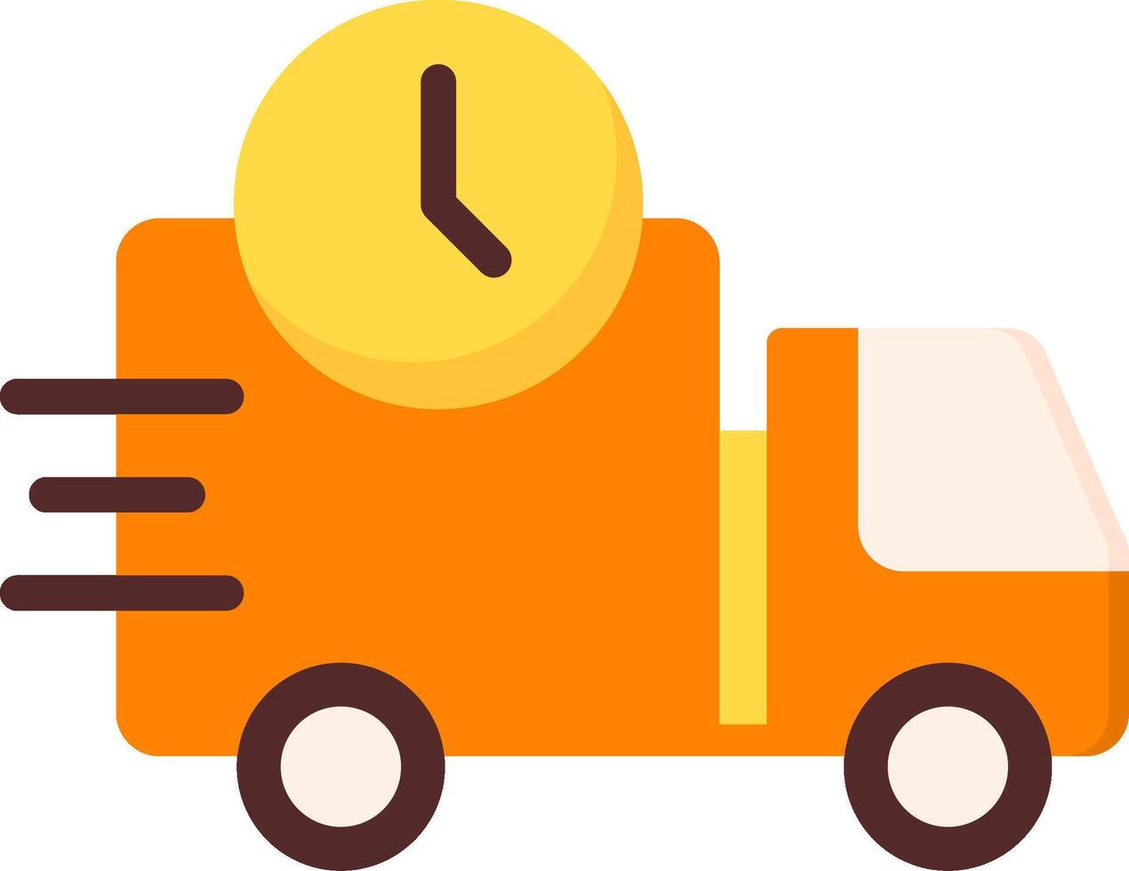 Fast Delivery Flat Icon vector