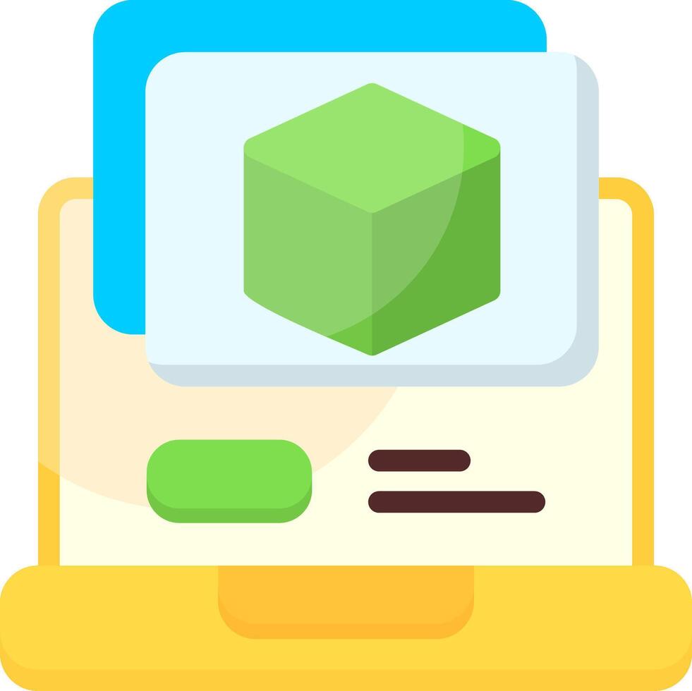 Product Gallery Colorful Icon vector