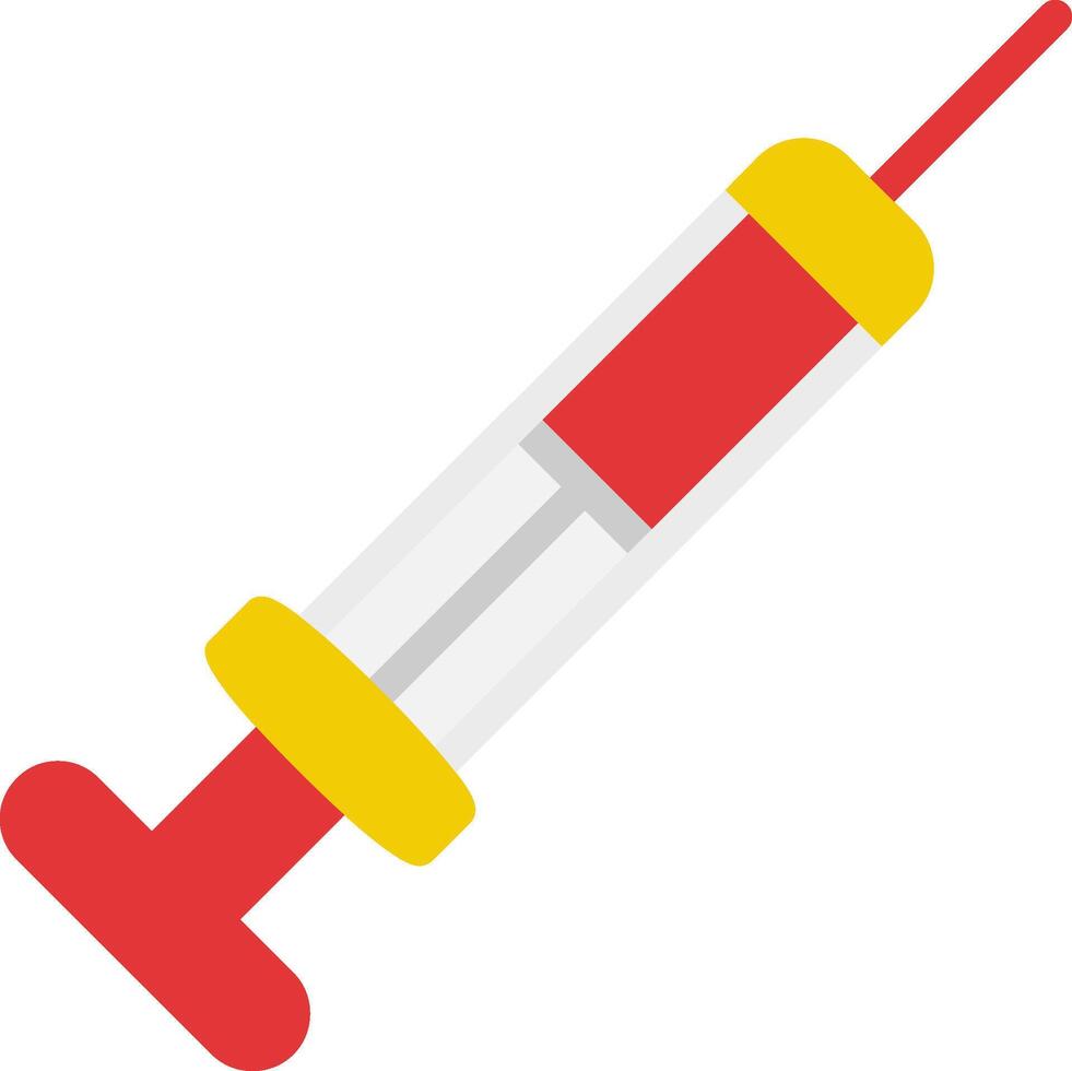 Syringe Flat Icon vector