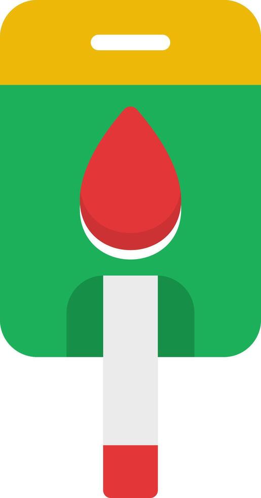 Glucose Meter Flat Icon vector