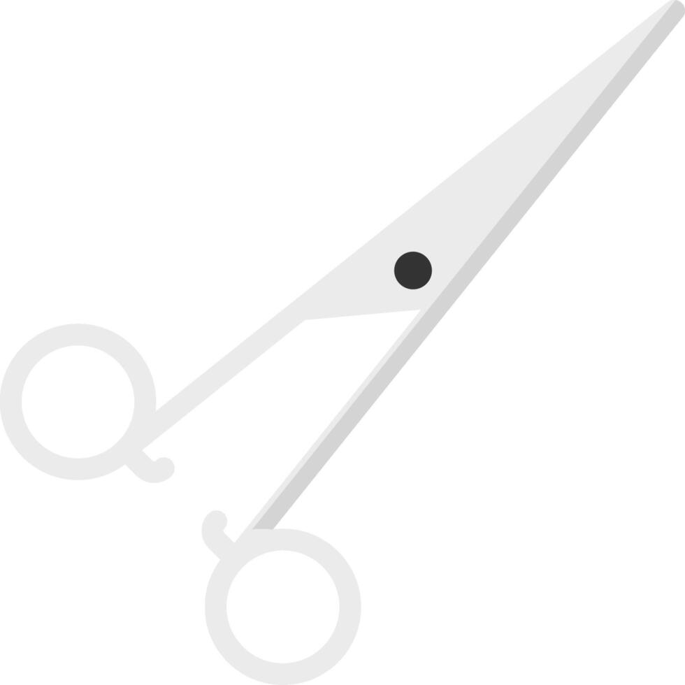 Surgical Scissors Flat Icon vector