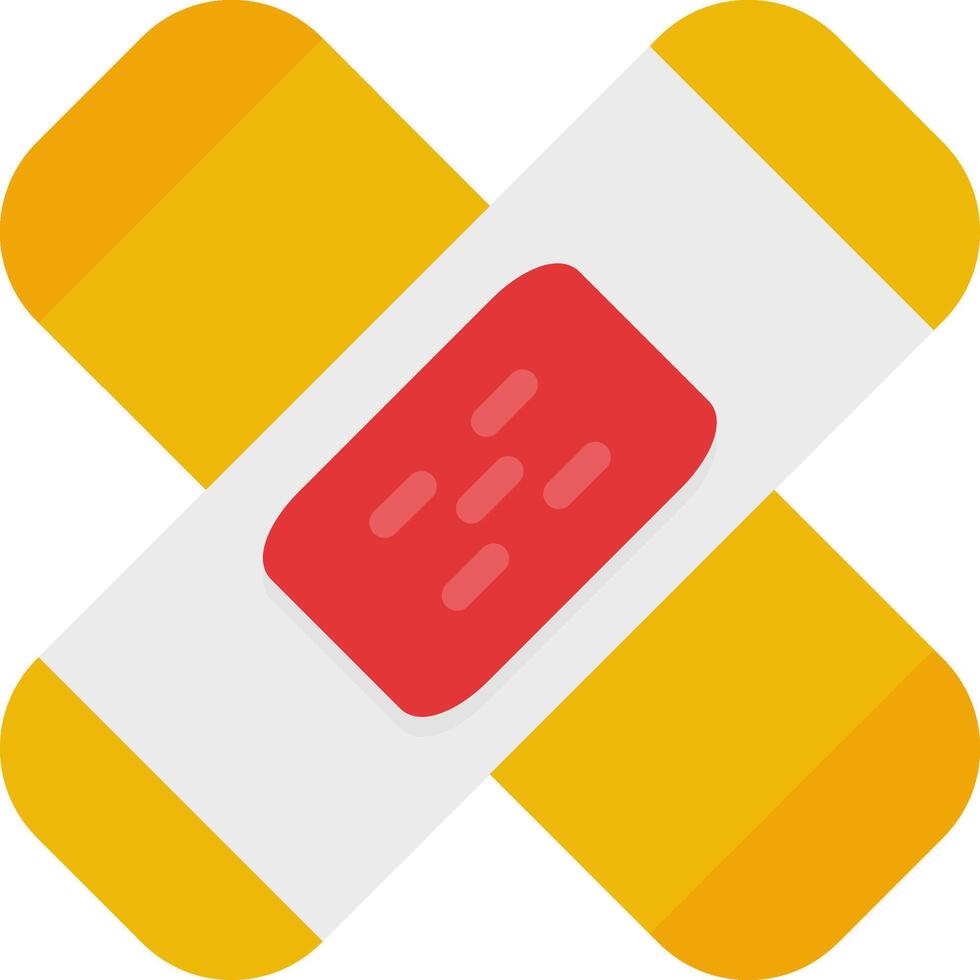 Band Aid Flat Icon vector