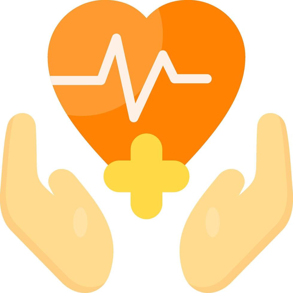 Cardiology Flat Icon vector