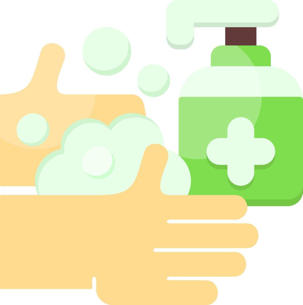 Handwash Flat Icon vector