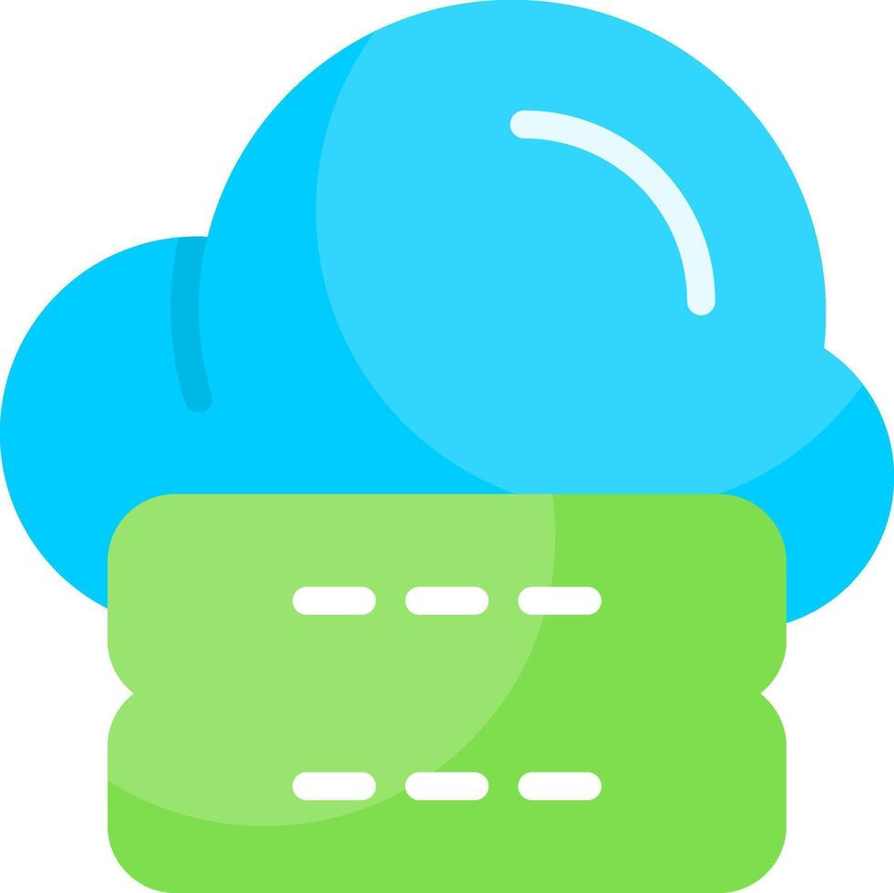 Network Server Flat Icon vector