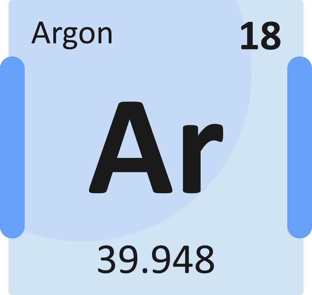 Argon Flat Icon vector