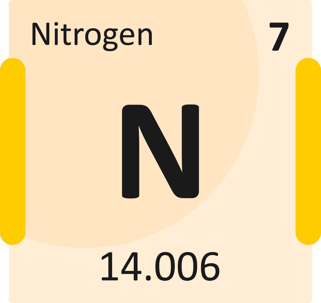 Nitrogen Flat Icon vector