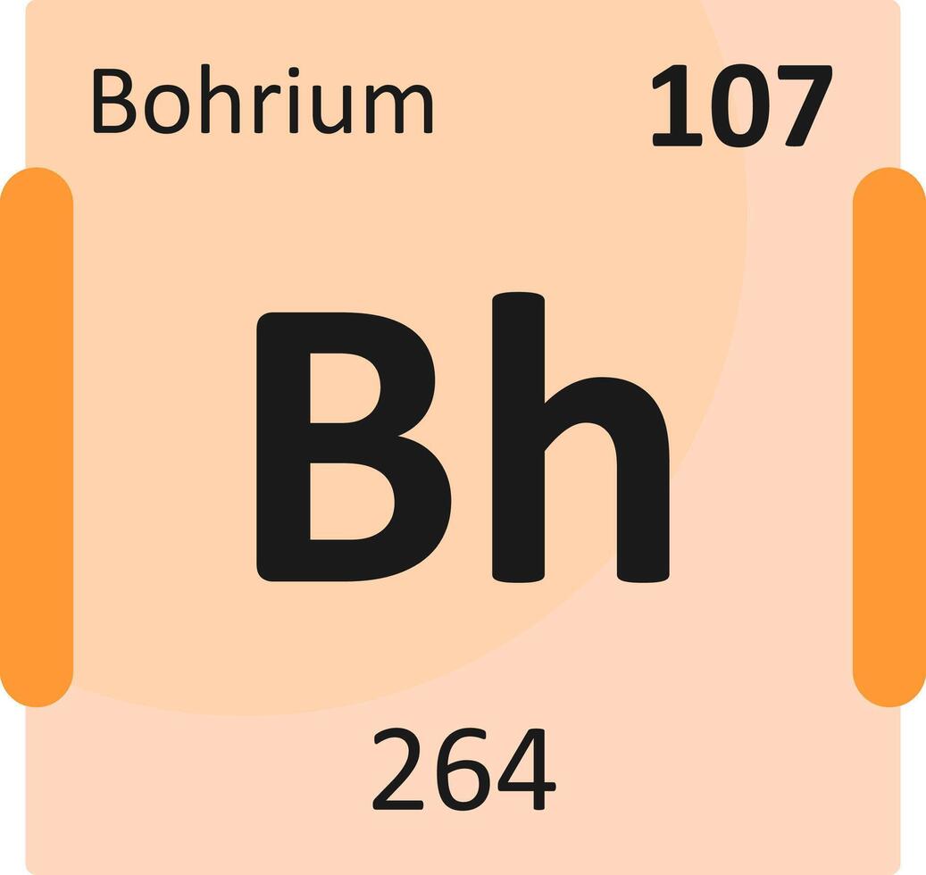 Bohrium Flat Icon vector