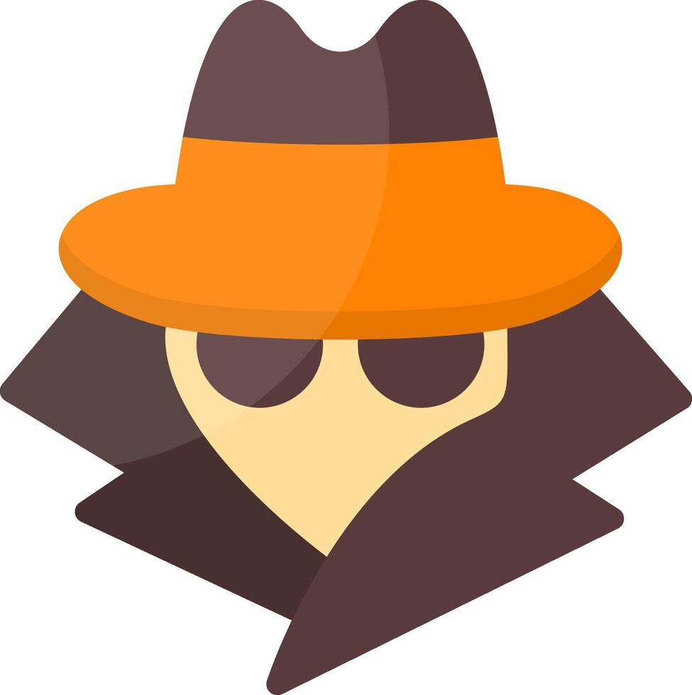 Spy Flat Icon vector