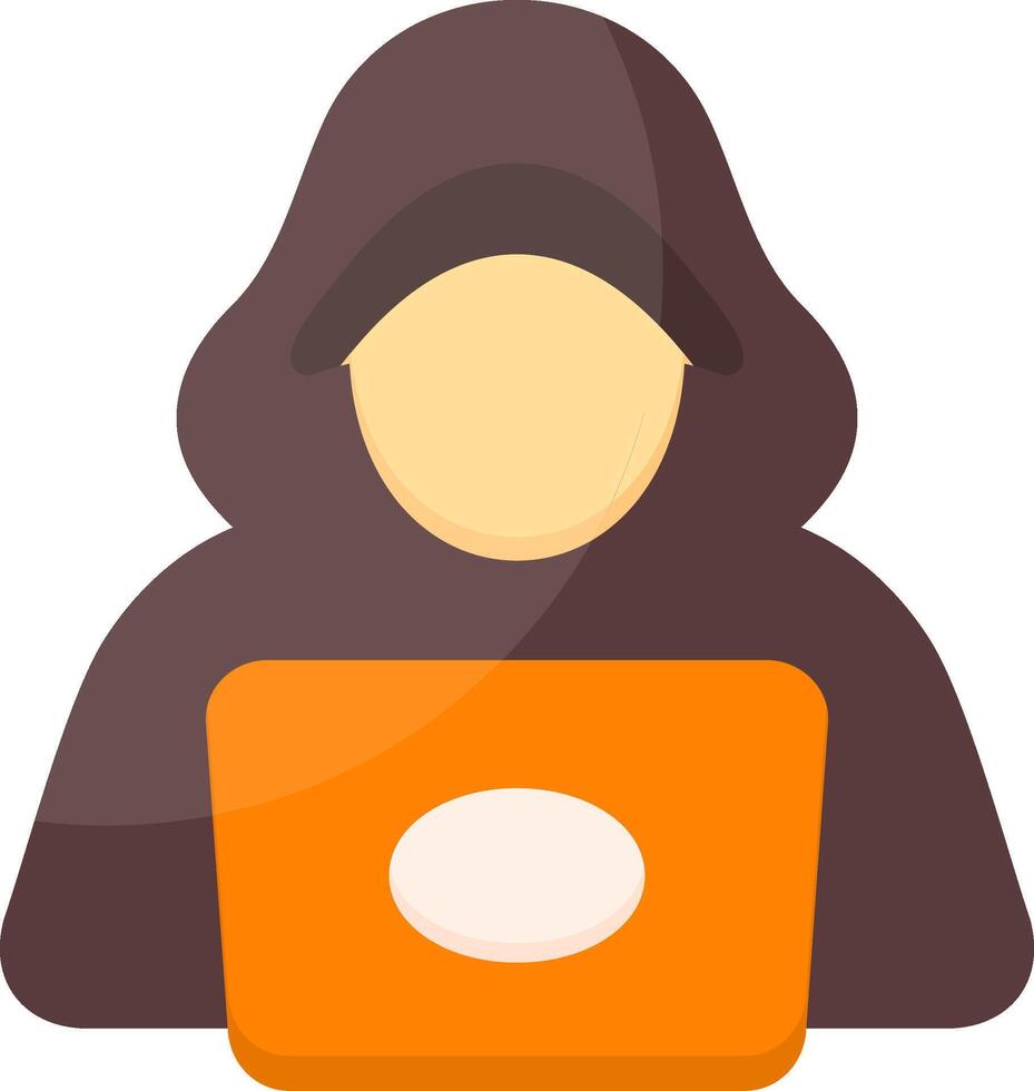 Hacker Flat Icon vector