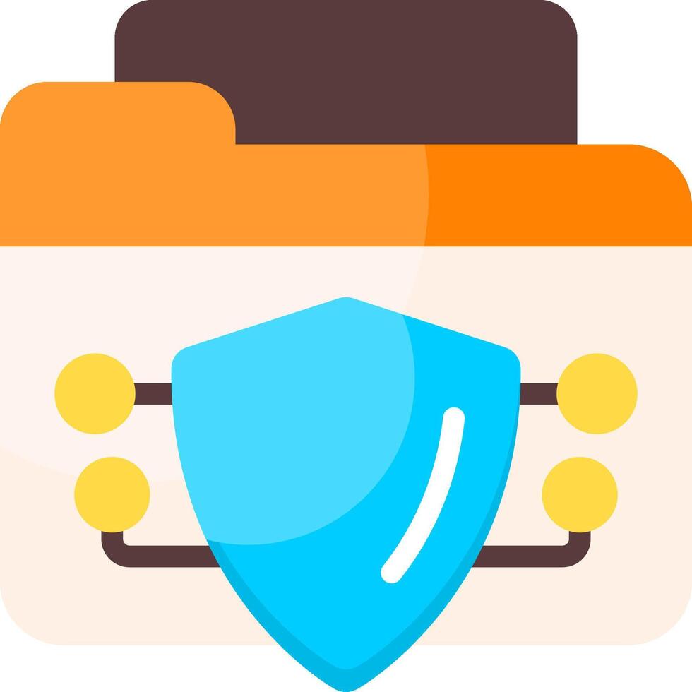 Encryption Flat Icon vector