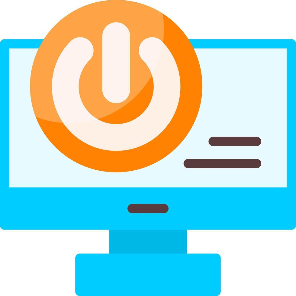 Device Power Flat Icon vector