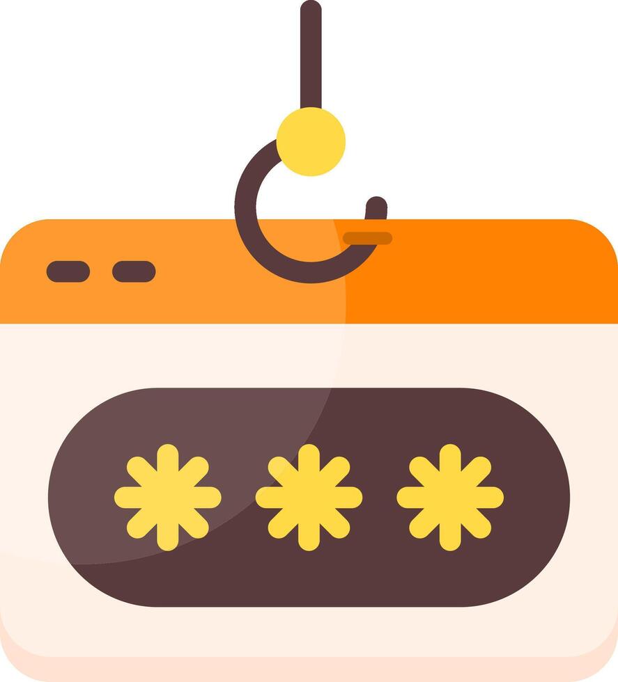 Phishing Flat Icon vector