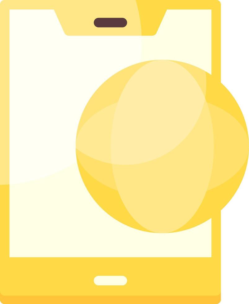 Mobile Interface Flat Icon vector