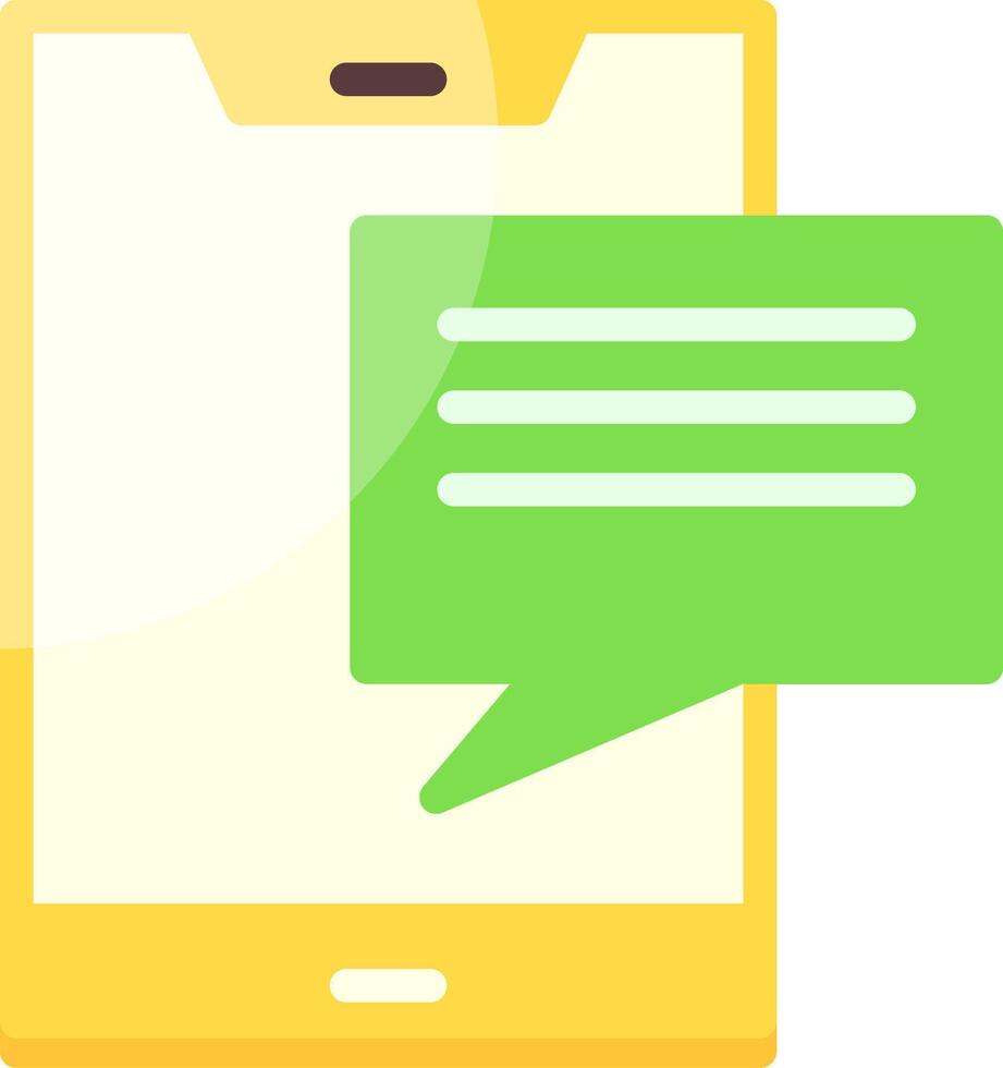 Mobile Message Icon vector