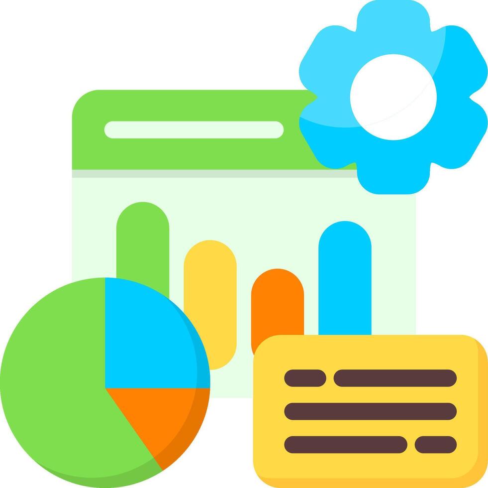 Data Governance Flat Icon vector